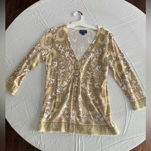 Patterned Pendleton Sweater ✨